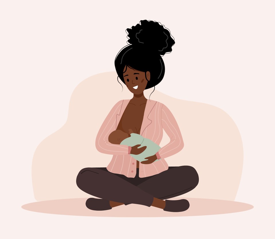 How often should i pump and breastfeed? A quick guide for new moms Breastfeeding african american woman