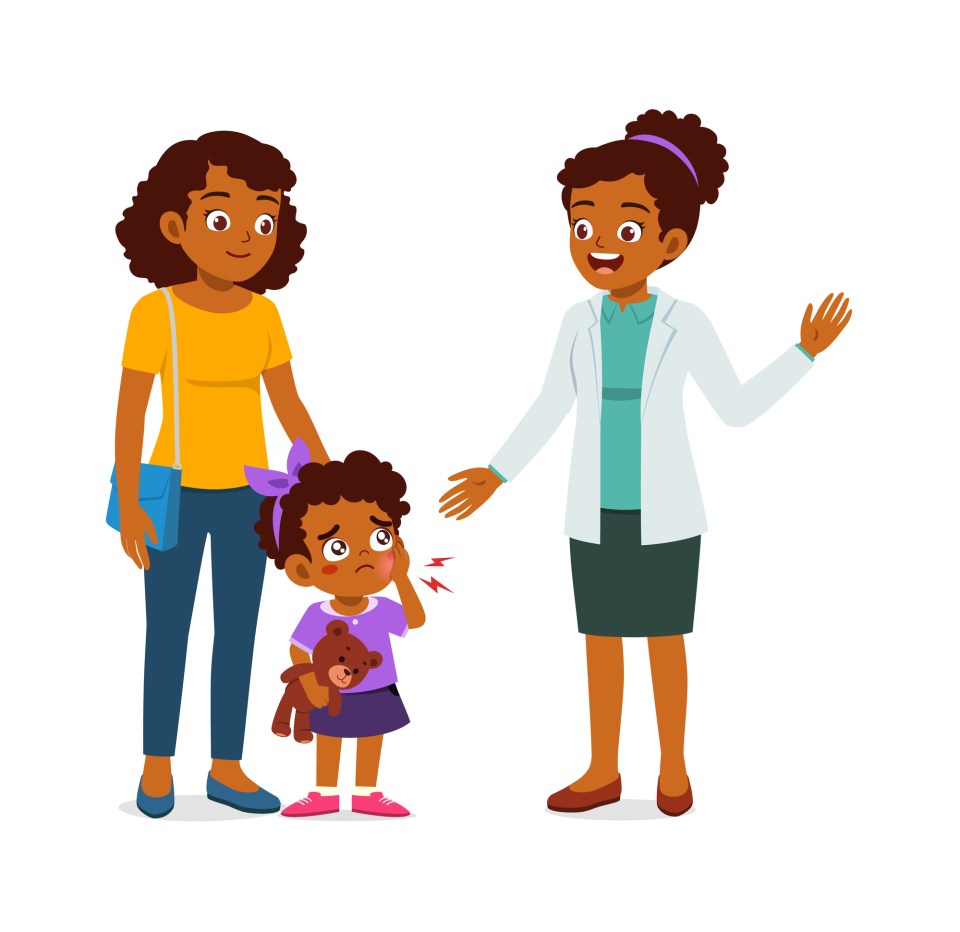 How to choose the right dentist for your child’s growing needs Little african american kid has toothache and mom is choosing a dentist to go to for an article about "how to choose the right dentist for your child’s growing needs
