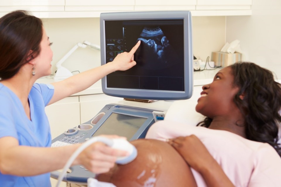 How to prepare for your first-ever pregnancy ultrasound A medical professional points to the screen during an ultrasound, helping a first-time pregnant mom prepare for her first-ever pregnancy ultrasound.