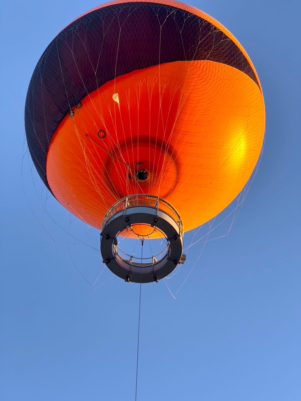 The helium air balloon at great park in irvine, california.