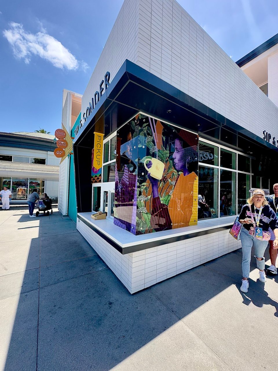 Black-owned, woman, operated coffee shop, sip & sonder for behind the magic: celebrate happy at disneyland’s 70th anniversary article.