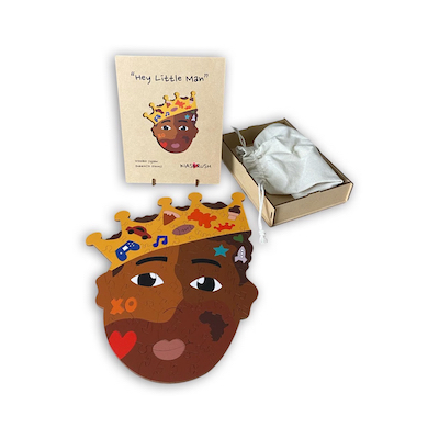 King jigsaw puzzle copy on successful black parenting magazine
