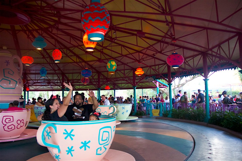 Tea cups on successful black parenting magazine