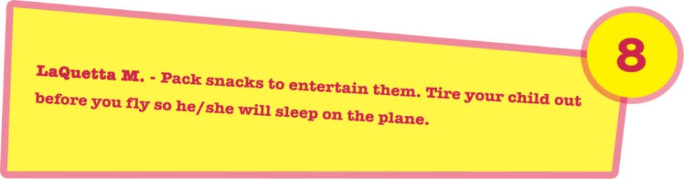 Traveling with kids: hacks & tips Tip 03