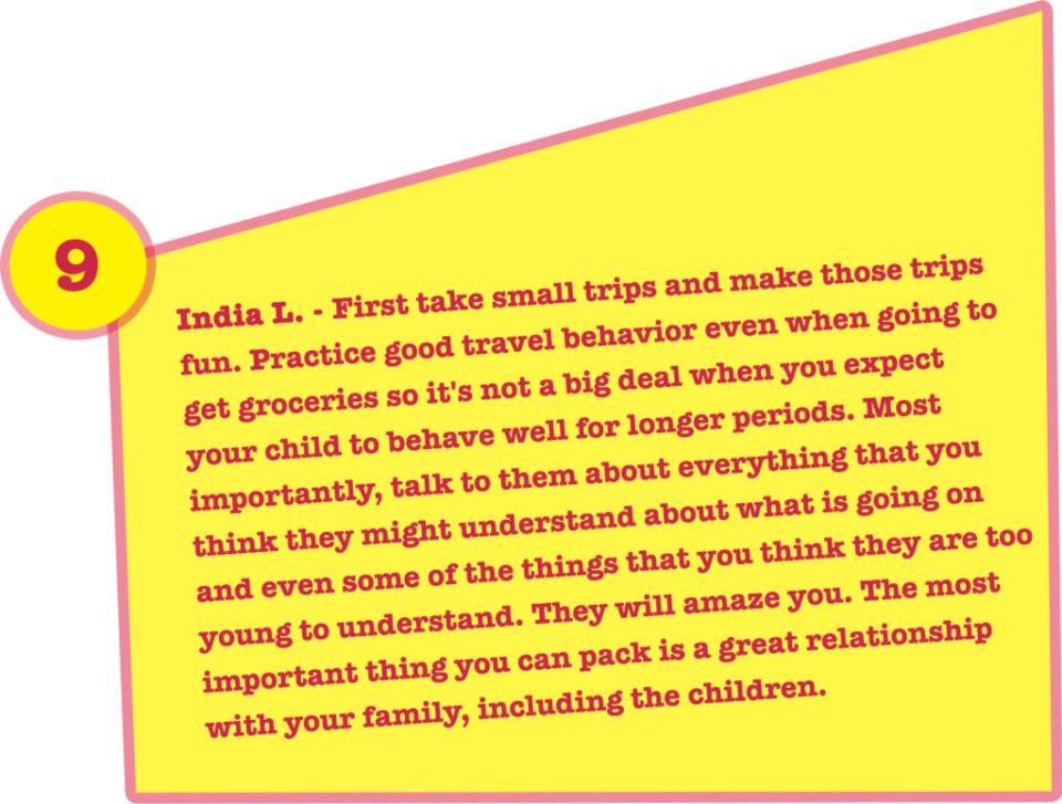 Traveling with kids: hacks & tips Tip 10 copy