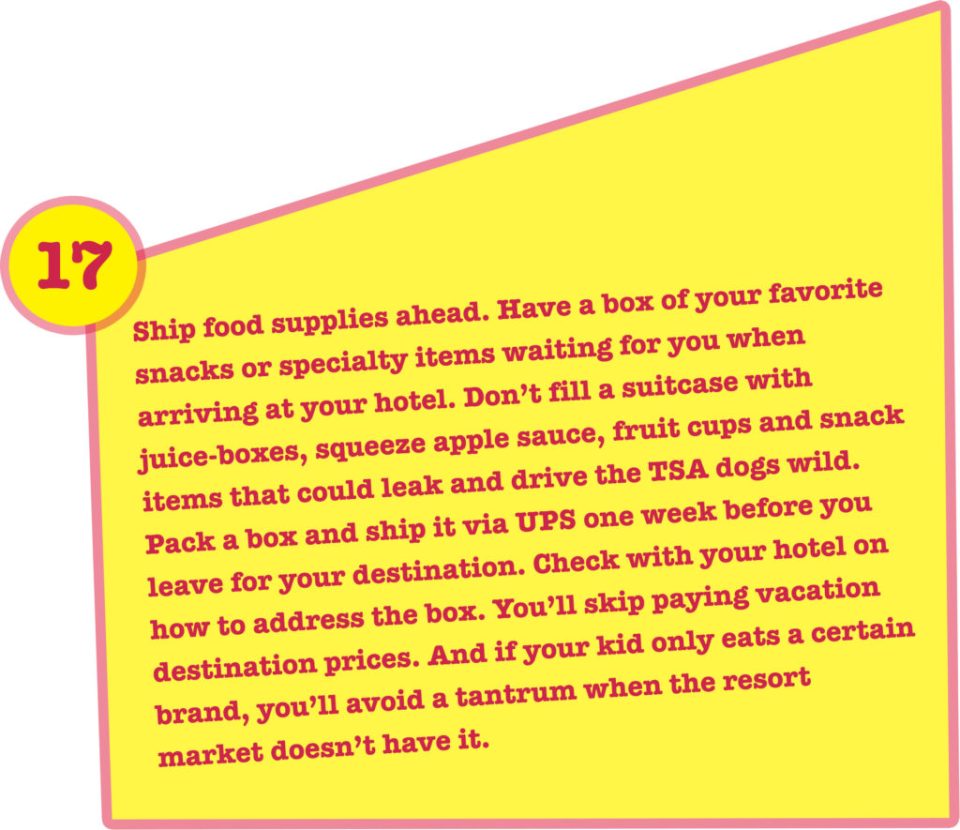 Traveling with kids: hacks & tips Tip 17 copy