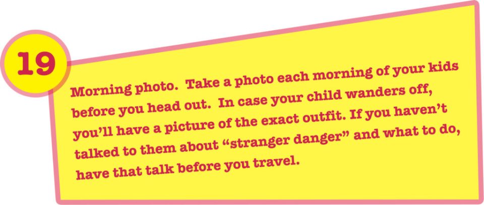 Traveling with kids: hacks & tips Tip 19 copy