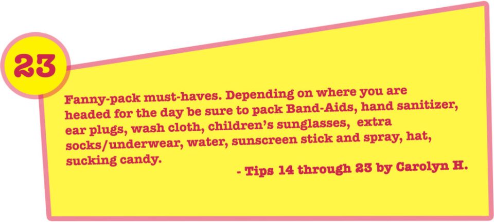 Traveling with kids: hacks & tips Tip 23