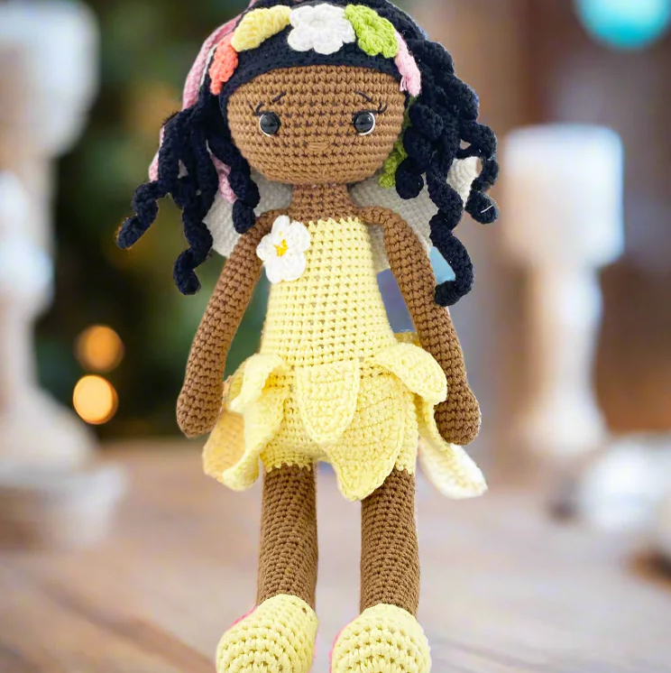 Yellow fairy sitting 1080x copy on successful black parenting magazine