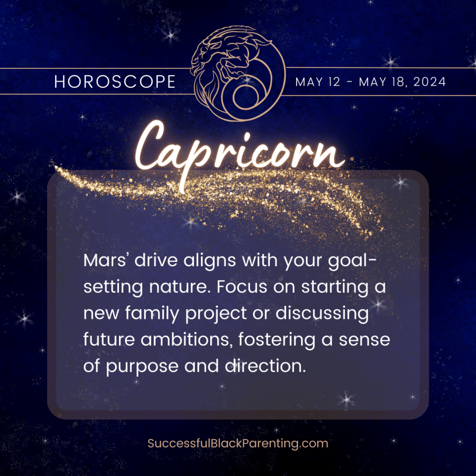 Horoscopes for parents: week of may 12th – may 18th Capricorn parent horoscope: "capricorn goat standing firm on a mountain with strategic game pieces, highlighting transformative and strategic parenting. "
