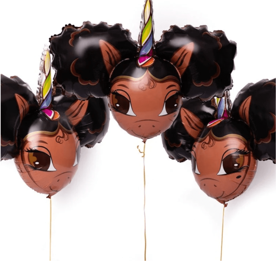 Black unicorn party on successful black parenting magazine