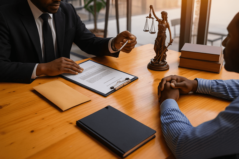 How to seek cerebral palsy compensation due to a birth injury Lawyer consultation for cerebral palsy compensation claim, parents seeking cerebral palsy compensation after birth injury, child with assistive walker cerebral palsy case, attorney explaining cerebral palsy birth injury legal steps for an article titled, "how to seek cerebral palsy compensation due to a birth injury"