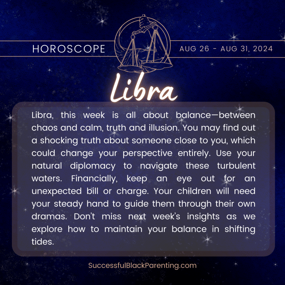 Horoscopes for parents: week of august 11th – august 18th Elegant and balanced libra zodiac sign design, featuring scales, perfect for libras interested in harmony and fairness in their astrological insights.