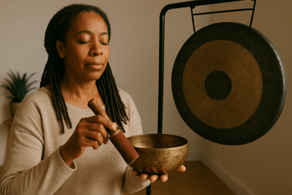 Sound healing for emotional detoxification during recovery A soothing path to releasing emotional baggage and finding inner peace through sound healing therapy with tibetan singing bowls and gongs