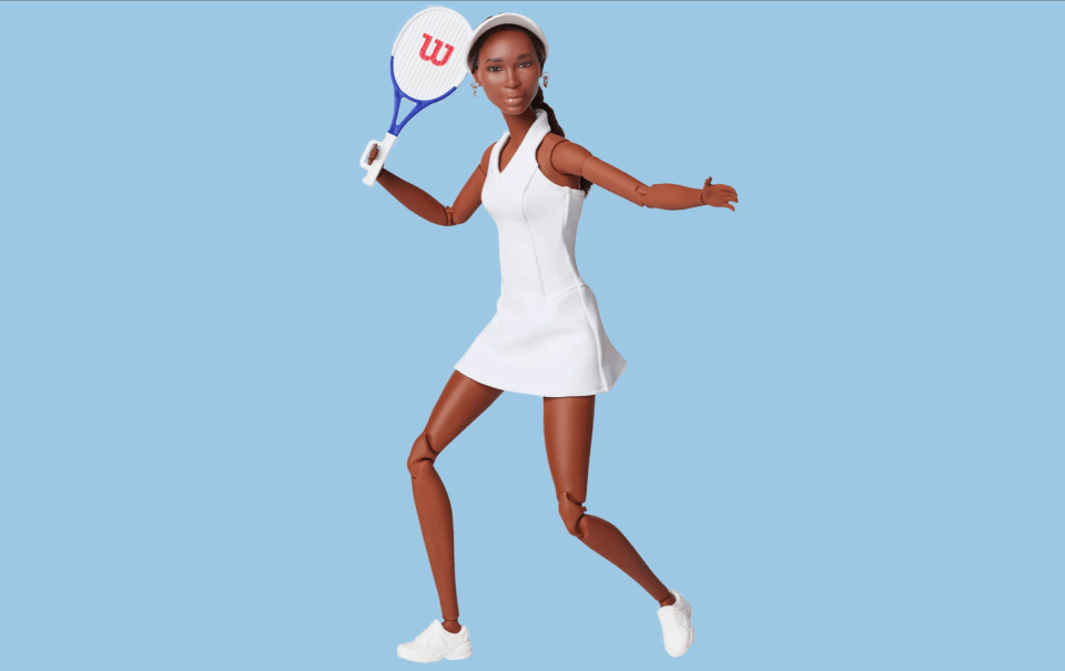 Venus williams honored with her own barbie: a milestone in representation Venus williams as a barbie represents